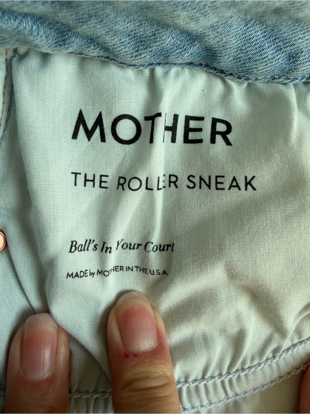NWOT MOTHER The Roller Sneak Ball’s In Your Court 30 High Rise Wide Leg Flare - Picture 7 of 16